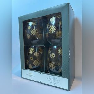 Stemless wine glasses - new in box